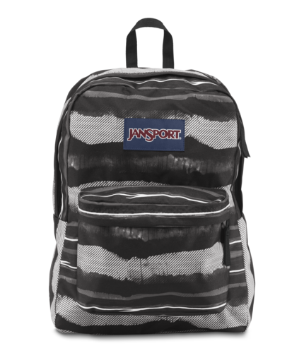 JanSport SuperBreak School bag - Black painted Stripes