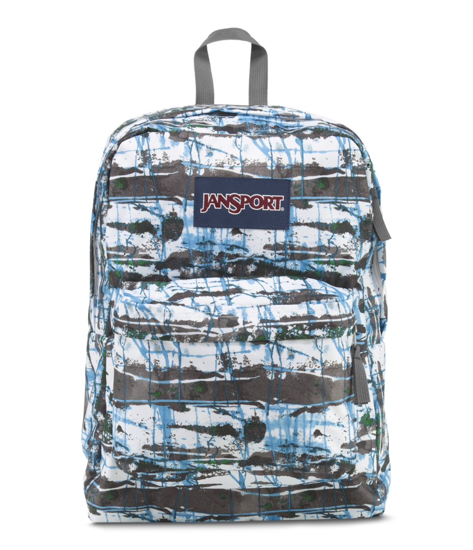 JanSport JanSport SuperBreak Backpack/ Rucksack/ School Bag Black-Navy-Grey-Red JT501 